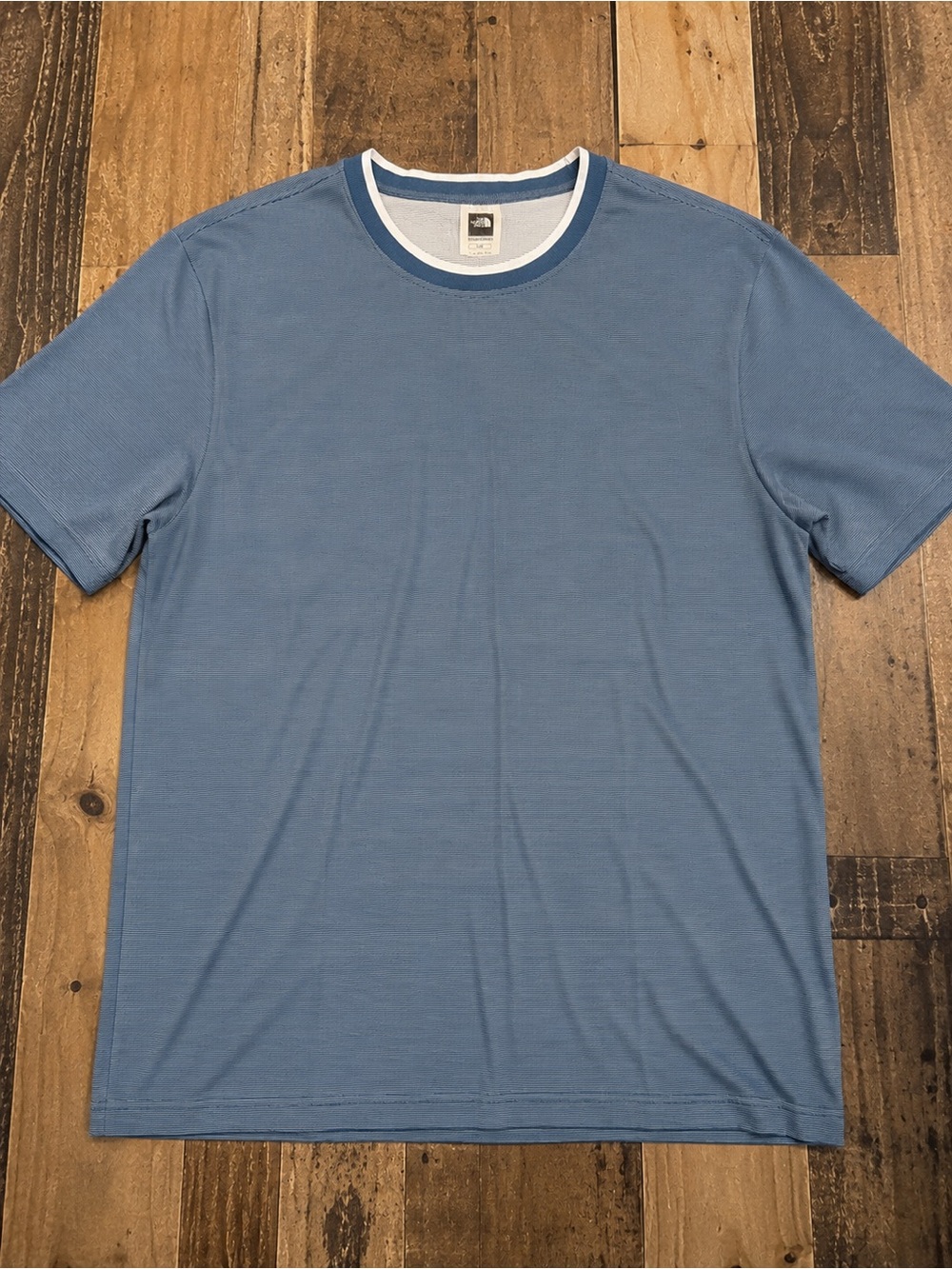 The North Face Light Blue Textured FlashDry T-Shirt